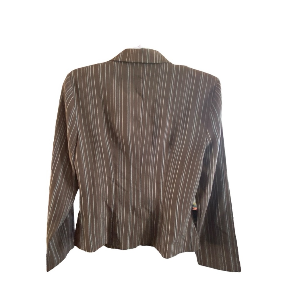 My Michelle Brown Striped Blazer - Picture 7 of 7